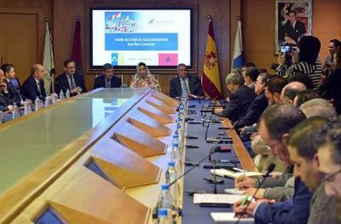 Un momento del encuentro empresarial celebrado en Casablanca.