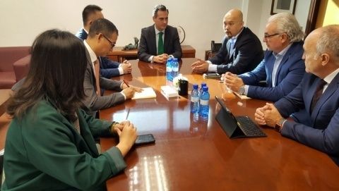 Reuni&oacute;n con miembros de misiones comerciales que forman parte del Plan de Promoci&oacute;n Exterior de la Regi&oacute;n de Murcia.