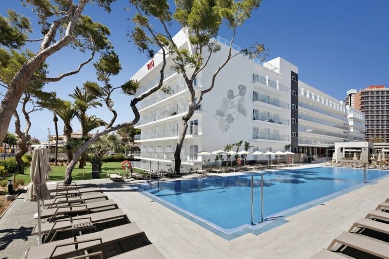 Hotel Riu Concordia, Playa de Palma. Hotel Riu Concordia, Playa de Palma.