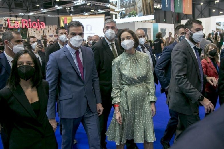 Pedro Sánchez visita FITUR 2022. Pedro Sánchez visita FITUR 2022.