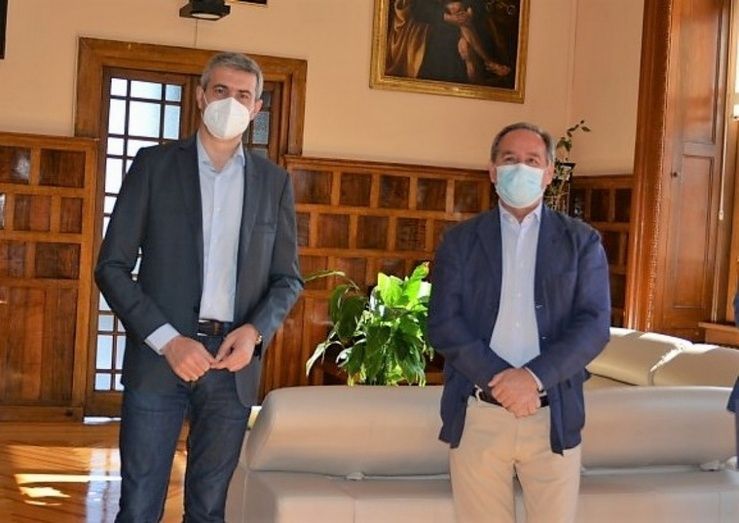 Álvaro Gutiérrez y Ángel Nicolás (Foto de archivo, Diputación de Toledo) Álvaro Gutiérrez y Ángel Nicolás (Foto de archivo, Diputación de Toledo)