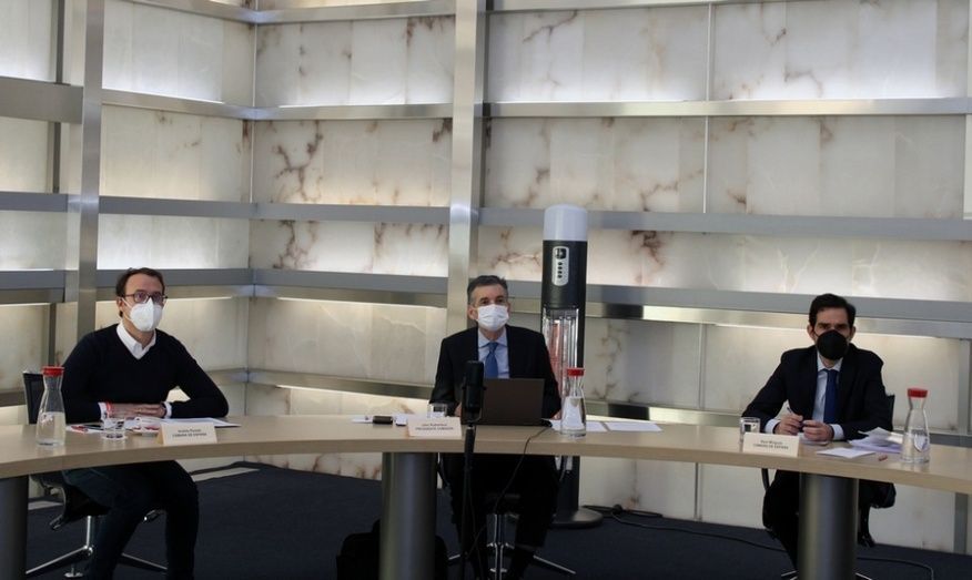 John Rutherford en la Comisi&oacute;n Asuntos Europeos.