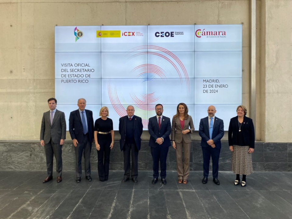Encuentro Empresarial Espa&ntilde;a - Puerto Rico, celebrado en Madrid.