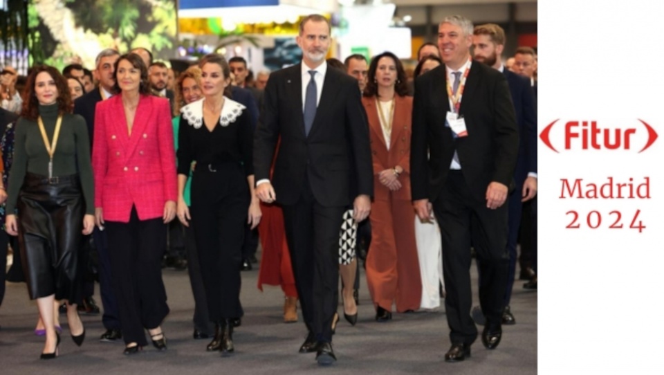 Sus Majestades los Reyes de Espa&ntilde;a, Felipe VI y Letizia Ortiz, han inaugurado FITUR.