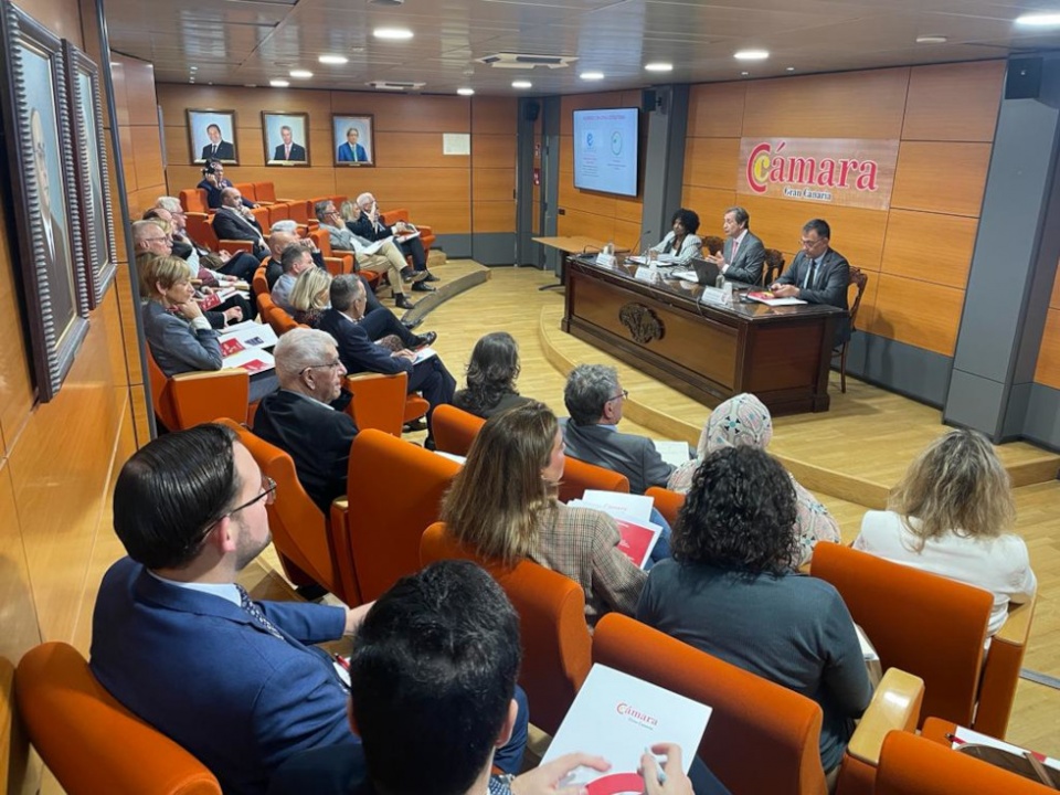 La presentaci&oacute;n del Plan de Internacionalizaci&oacute;n de Canarias, ante el Cuerpo Consular.