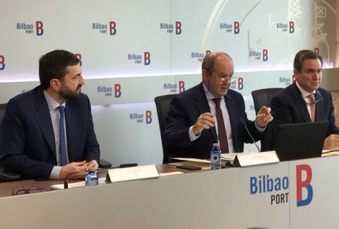 Presentación del balance del ejercicio 2018 del Puerto de Bilbao. Presentación del balance del ejercicio 2018 del Puerto de Bilbao.