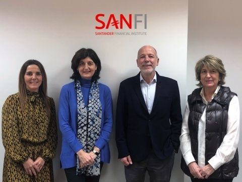 Reuni&oacute;n de trabajo en la sede de SANFI Madrid.