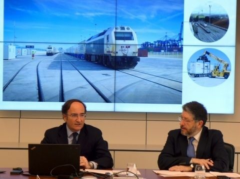 Gerardo Landaluce y Jos&eacute; Luis Hormaechea en rueda de prensa.