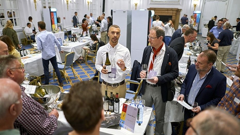 Feria de vino español en Alemania organizada por ICEX en 2019. Feria de vino español en Alemania organizada por ICEX en 2019.