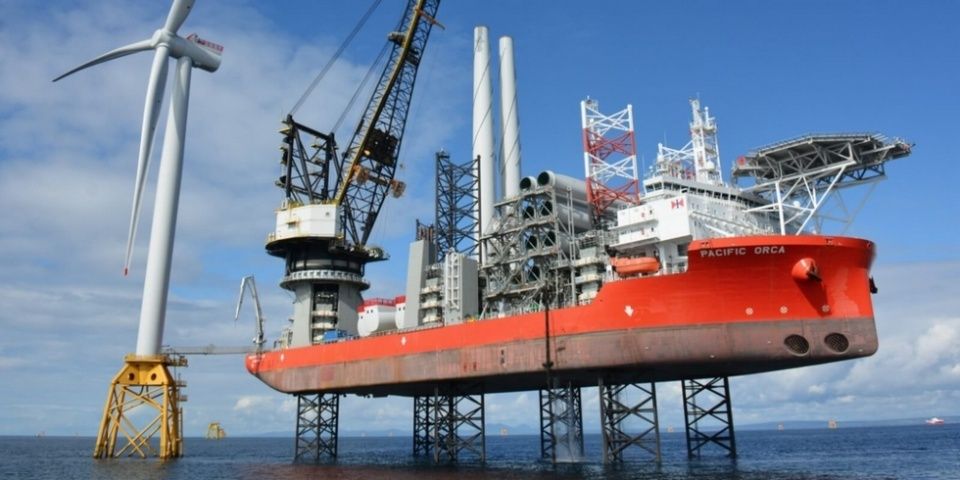 Parque e&oacute;lico Offshore.