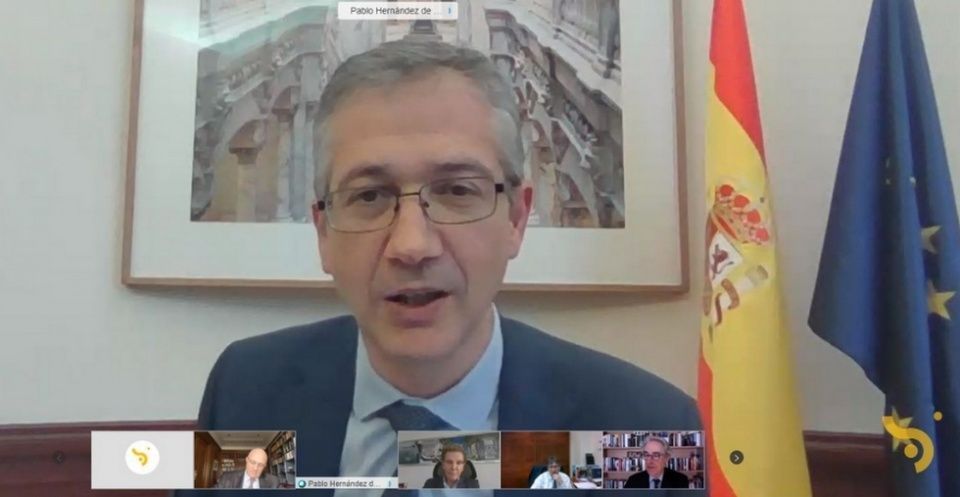 Pablo Hern&aacute;ndez de Cos, gobernador de Banco de Espa&ntilde;a.