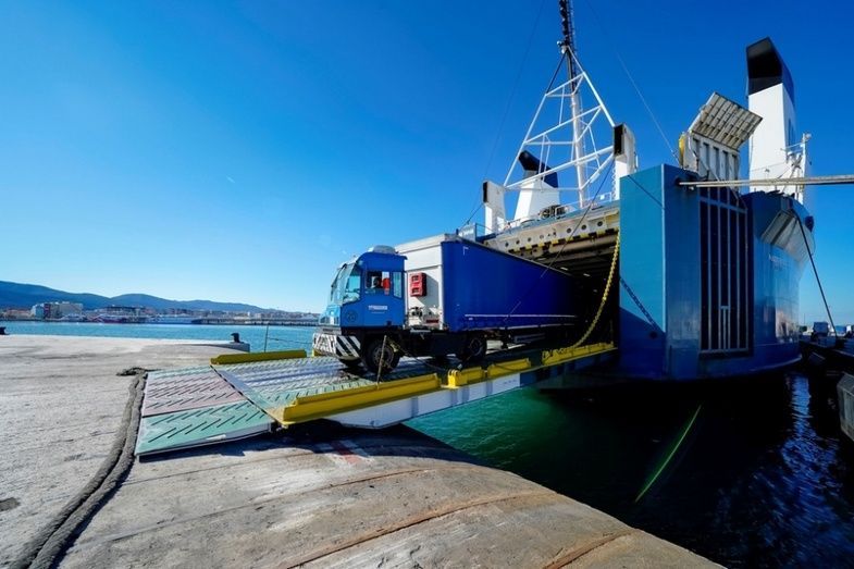 Tráfico RoRo Algeciras-Tánger Med. Tráfico RoRo Algeciras-Tánger Med.