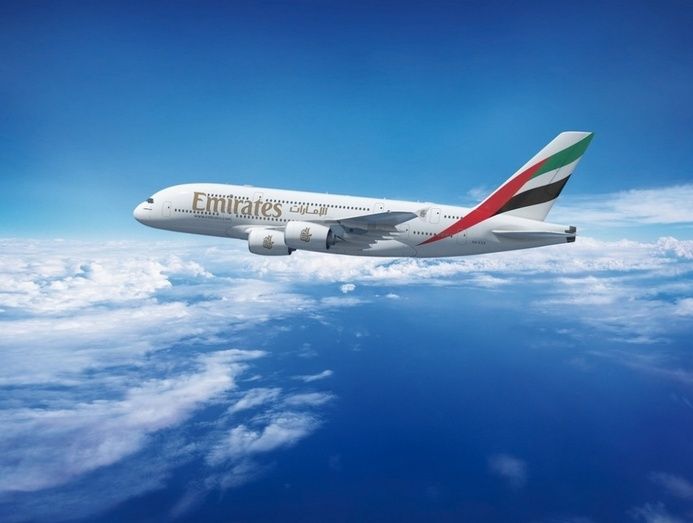 Emirates A380.