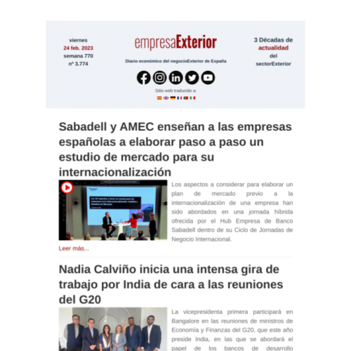 Haz click sobre la imagen para ver el boletín completo Haz click sobre la imagen para ver el boletín completo