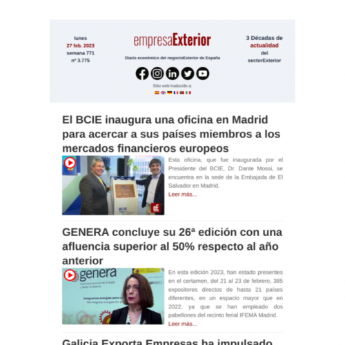 Haz click sobre la imagen para ver el boletín completo Haz click sobre la imagen para ver el boletín completo