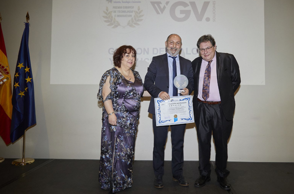 La entrega del Premio.