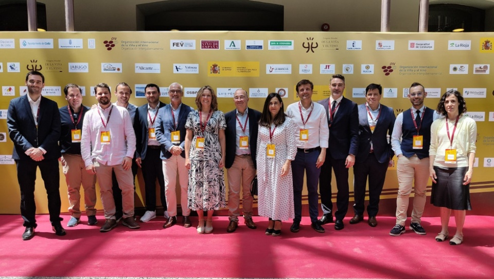 Miembros del HUB en el Congreso OIV.