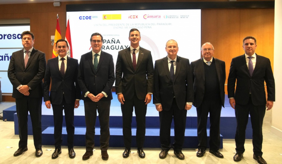 Participantes en el Encuentro Empresarial Espa&ntilde;a-Paraguay.