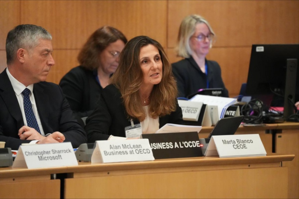 La presidenta de CEOE Internacional, Marta Blanco.