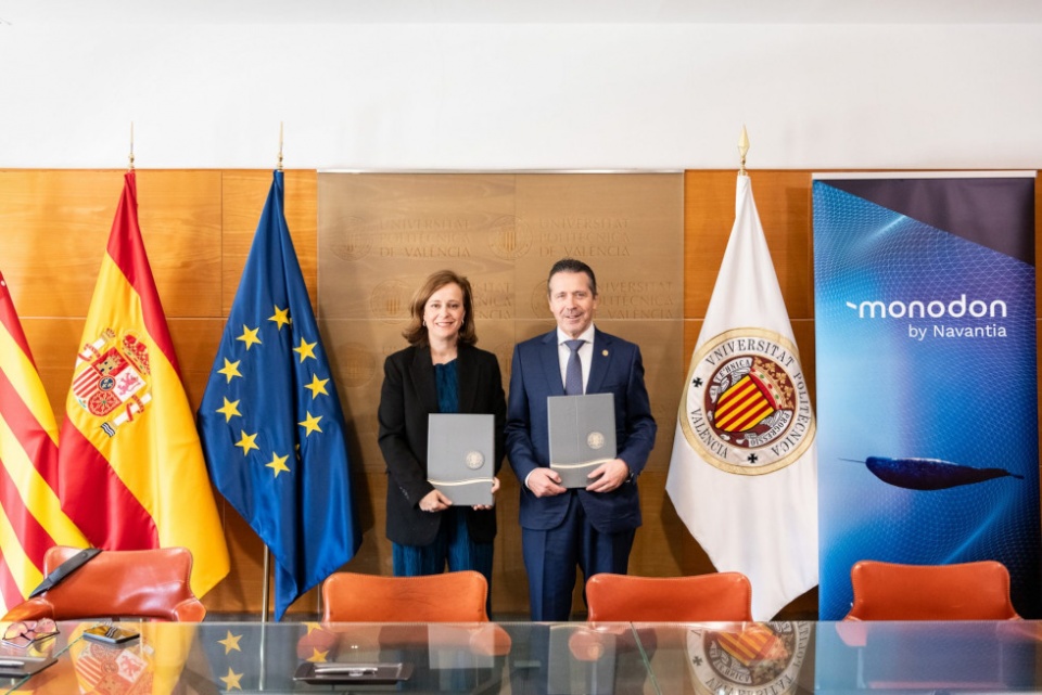 Firma de la C&aacute;tedra Navantia-Monodon: Deeptech.
