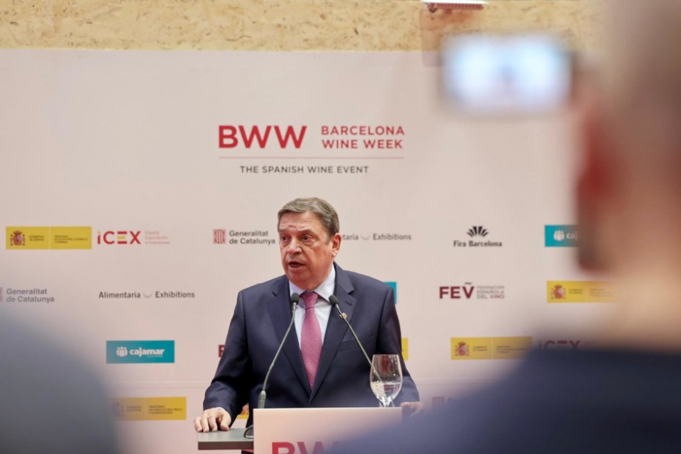 Luis Planas en la en la V edici&oacute;n de la Barcelona Wine.