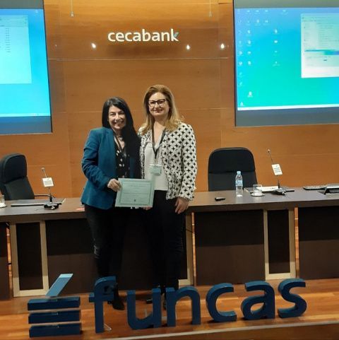 Rosa Eguiz&aacute;bal, directora de Promoci&oacute;n Econ&oacute;mica de Zona Franca de Vigo, y Tet&eacute; Vilar, coordinadora de ViaGalicia.