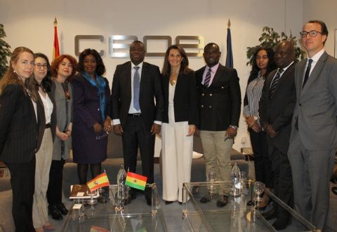 Reuni&oacute;n con el Ministro de Desarrollo Empresarial de Ghana  &copy;CEOE