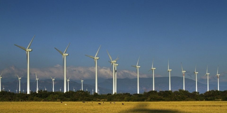 Acciona, parque e&oacute;lico en Oaxaca, M&eacute;xico.