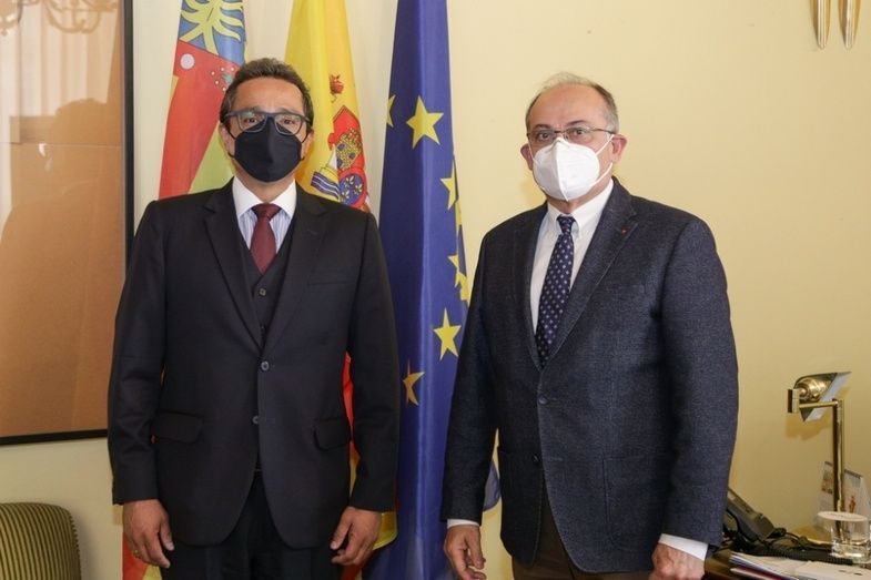 La reuni&oacute;n en el Palau de la Generalitat.
