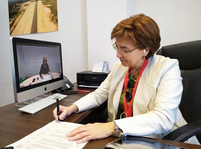 En la firma telemática han participado la directora general de Aerocas, Blanca Marín, y la directora de Florida Universitària, Mercedes Herrero. En la firma telemática han participado la directora general de Aerocas, Blanca Marín, y la directora de Florida Universitària, Mercedes Herrero.