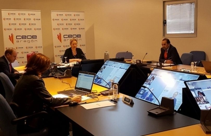 Reunión de la Comisión de Coyuntura Económica de CEOE Aragón. Reunión de la Comisión de Coyuntura Económica de CEOE Aragón.