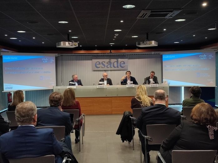 De izda a dcha: Clemente Gonz&aacute;lez Soler, Alberto Gimeno, Joaqu&iacute;n Uriach y Manuel Gancedo.