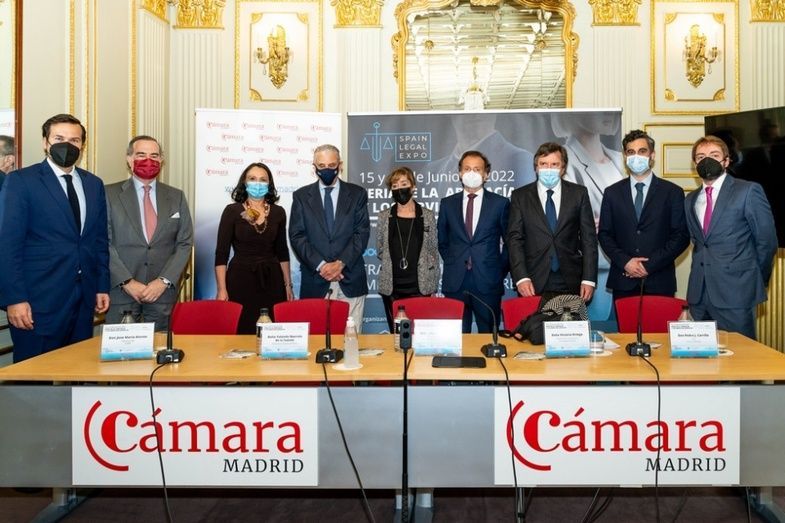 La Presentaci&oacute;n de la Spain Legal Expo 2022 que tuvo lugar en la sede de la C&aacute;mara de Comercio de Madrid.