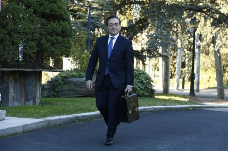 El ministro de Asuntos Exteriores, Unión Europea y Cooperación, José Manuel Albares. (Pool Moncloa/José Manuel Álvarez) El ministro de Asuntos Exteriores, Unión Europea y Cooperación, José Manuel Albares. (Pool Moncloa/José Manuel Álvarez)