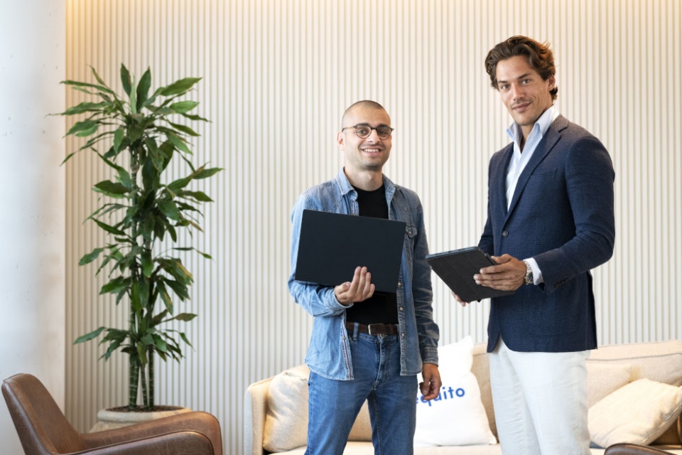 Imagen: Naji Bizri y Robin Decaux, fundadores de Equito.