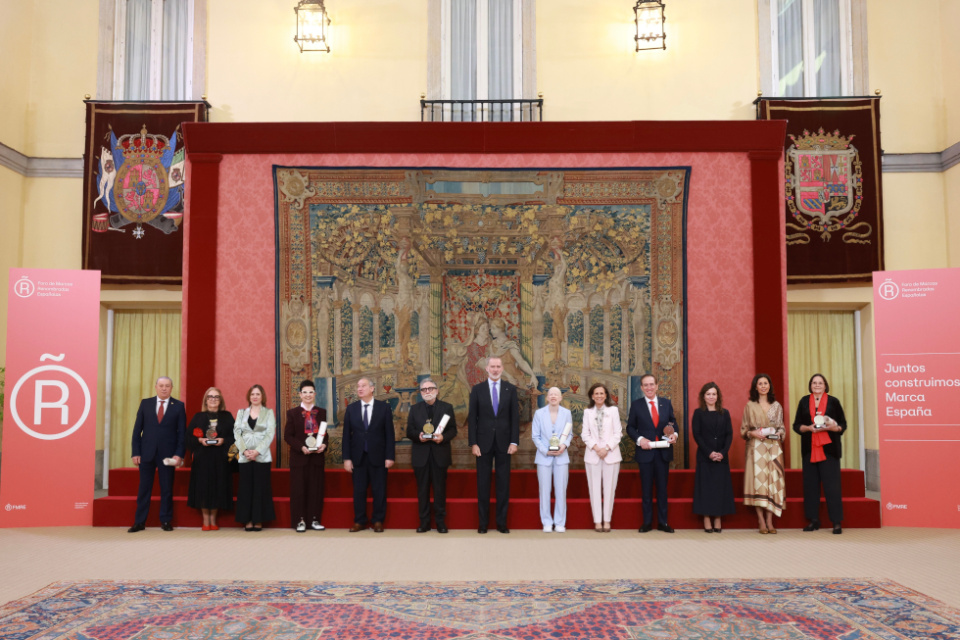 XI Promoción de Embajadores Honorarios de la Marca España (Imagen: Casa Real) XI Promoción de Embajadores Honorarios de la Marca España (Imagen: Casa Real)
