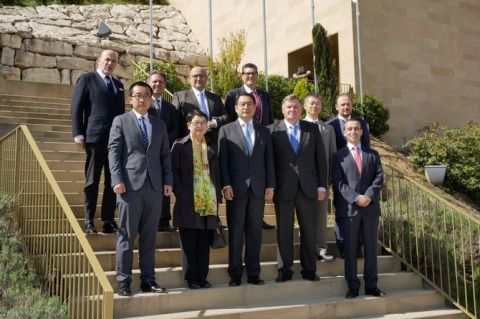Recepción de delegación de China en Ribera del Duero. Recepción de delegación de China en Ribera del Duero.