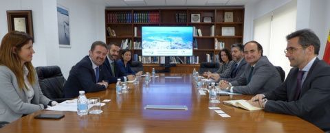 Reuni&oacute;n con el director general de Extremadura Avante.