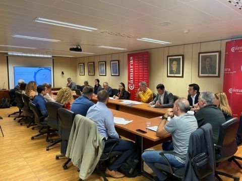 La Consejera de Acci&oacute;n Exterior, Liskel &Aacute;lvarez, presenta a las empresas de Tenerife Licita las nuevas l&iacute;neas de acci&oacute;n.