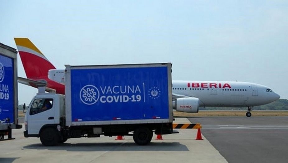 Transporte de vacunas contra COVID 19.