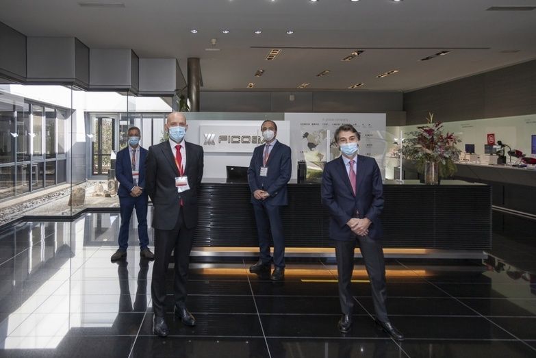 (De izda. a drcha.): Josep Busquets, Boris Darceaux, Fernando &Aacute;lvarez y Javier Pujol .