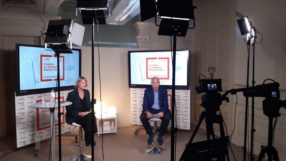 La sesi&oacute;n Unpack Spanish Innovation que han celebrado Hispack y amecenvasgraf.