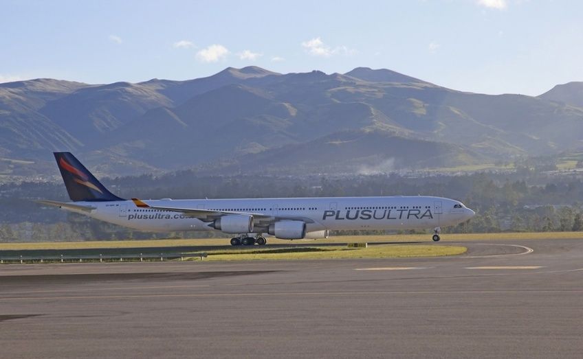 Plus Ultra L&iacute;neas A&eacute;reas, A340-600.