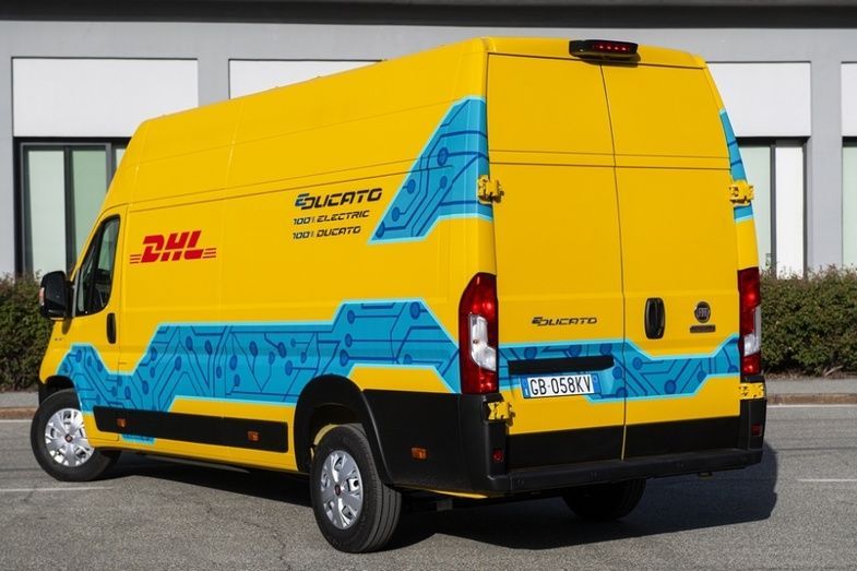 Fiat E-Ducato de DHL.