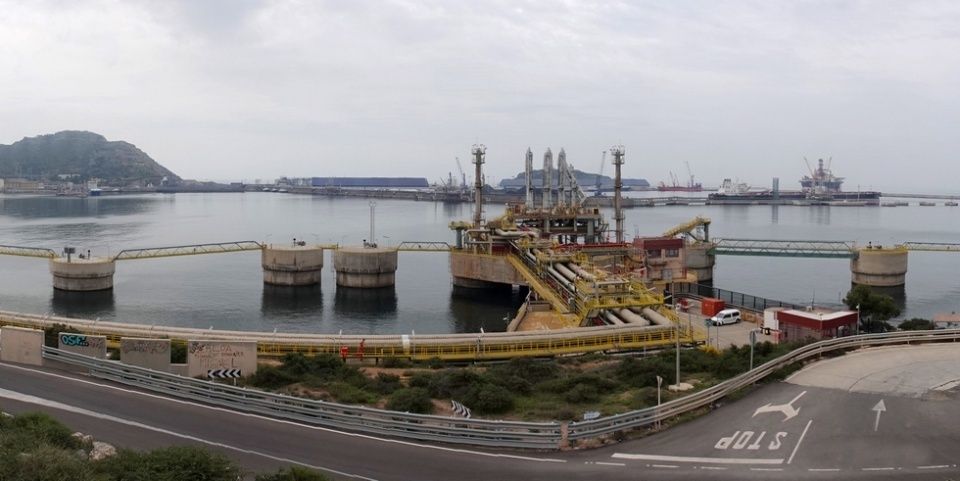 Terminal Gas, Puerto de Cartagena. Terminal Gas, Puerto de Cartagena.