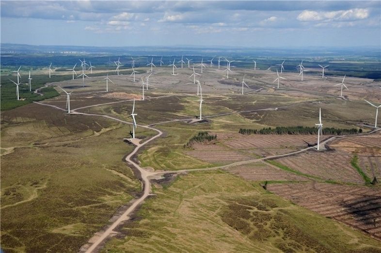 Parque eólico Whitelee, Escocia. Parque eólico Whitelee, Escocia.