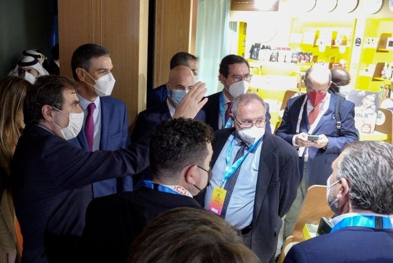 Pedro S&aacute;nchez visita La Tienda en Expo Dub&aacute;i.