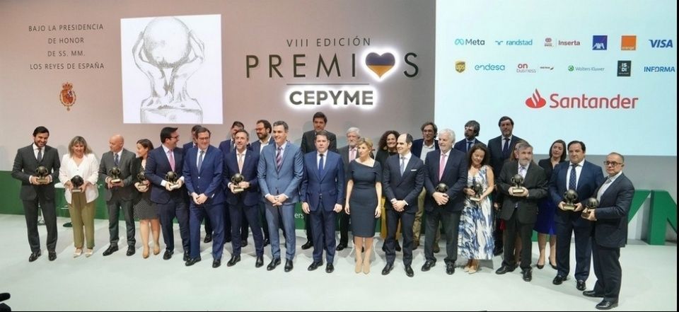 Premios CEPYME, foto de familia. Premios CEPYME, foto de familia.