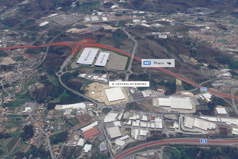 El proyecto Panattoni Park Porto, situado en el complejo industrial Campo Valongo, en el distrito de Oporto.