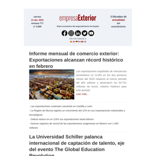 Haz click sobre la imagen para ver el boletín completo Haz click sobre la imagen para ver el boletín completo